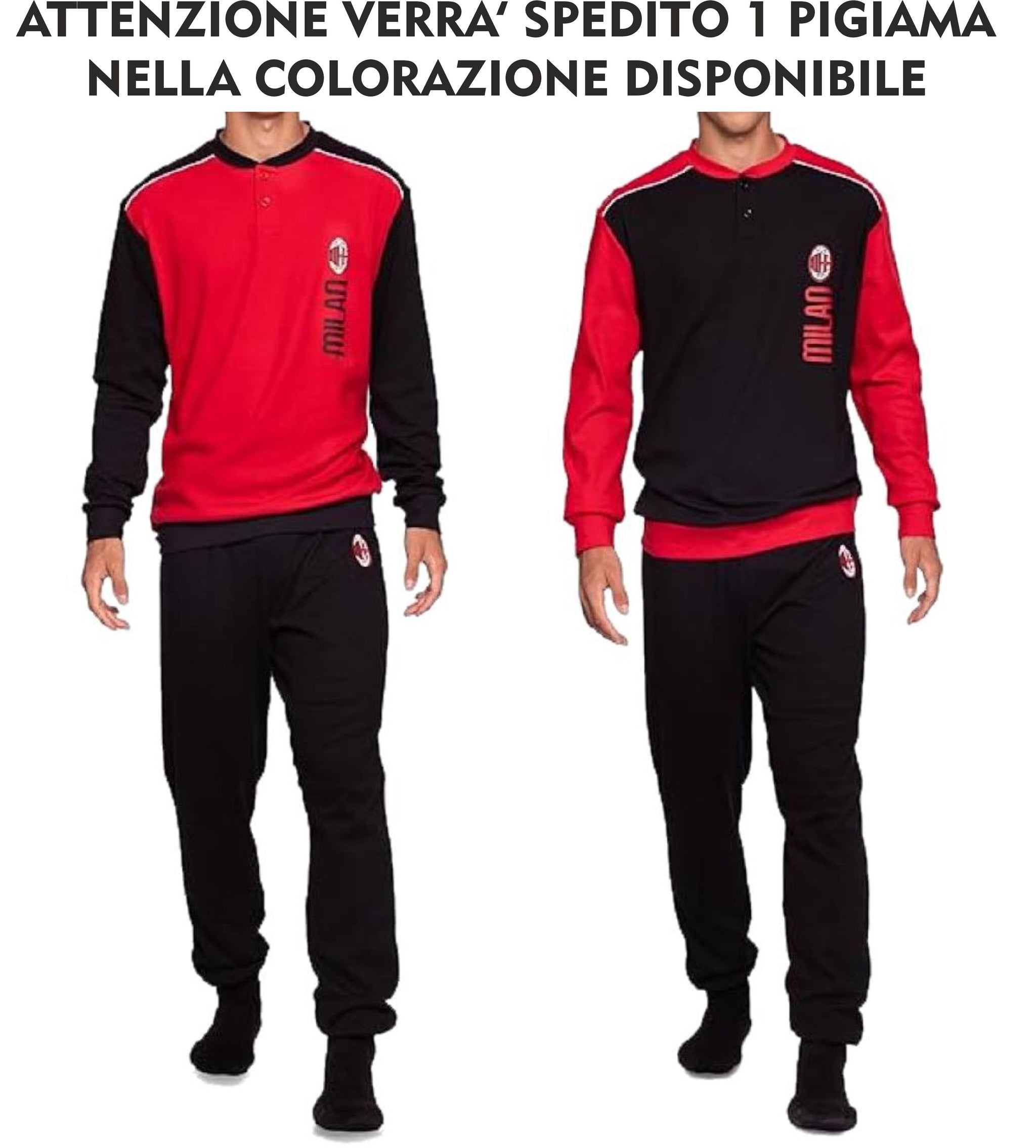 Pigiama Milan Cotone Interlock Homewear Personalizzabile – PS 46675-BS - PRS