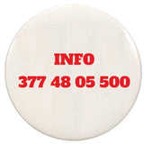 Portachiavi Apribottiglie Personalizzabile con Foto o Frasi – Ø 5,8 cm – PS 00009 PRS