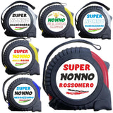 Flessometro Metro a Nastro 5 m Super Nonno Bainconero Nero Azzurro – PS 12511-003