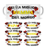 Tazza in Ceramica Personalizzabile “Miglior Mamma / Papà/ Sorella/ Fratello/...” – Tazza Personalizzata PS 09370-3043
