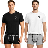 Set Intimo Juve Corto Cotone & Elastan – Maglia + Boxer Ufficiale Juventus FC  – PS 10308