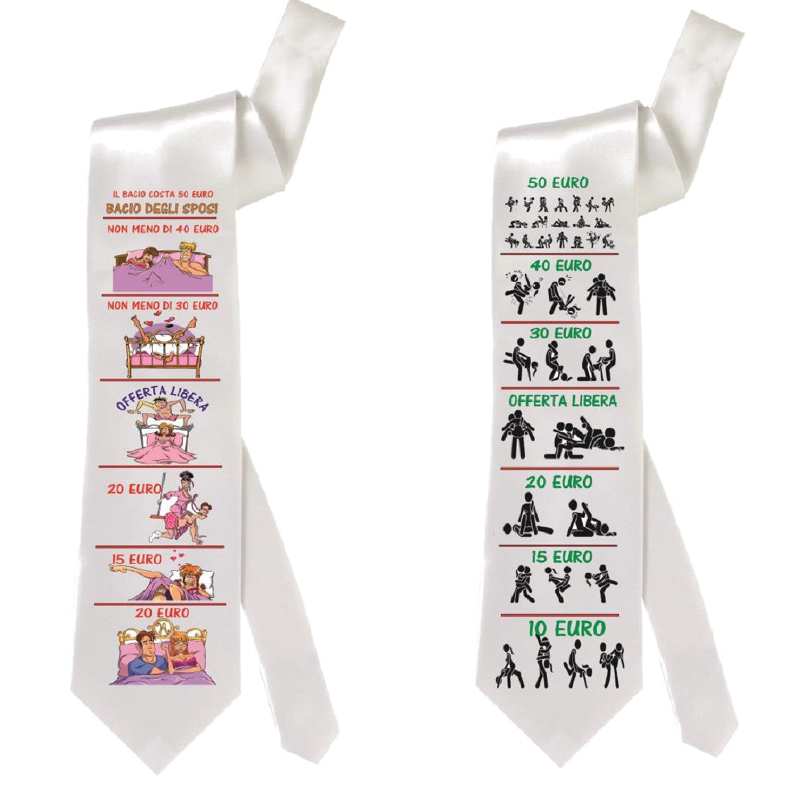 Cravatta Da Taglio Sposo Kamasutra Scherzo Matrimonio Gadget Idea Regalo PS 05197-001