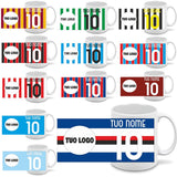 Tazza Calcio Personalizzabile – Nome, Numero e Logo – Mug per Tifosi  – PS 09370-SOCCER