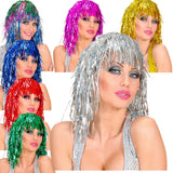 Parrucca Donna Disco Fever Lamé Glamour – Carnevale – PS 11690-BS