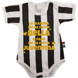 Body Neonato “Mamma Mi Ha Fatto Bello/Bella – Papà Mi Ha Fatto Juventino” – PS 32764-010