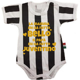 Body Neonato “Mamma Mi Ha Fatto Bello/Bella – Papà Mi Ha Fatto Juventino” – PS 32764-010