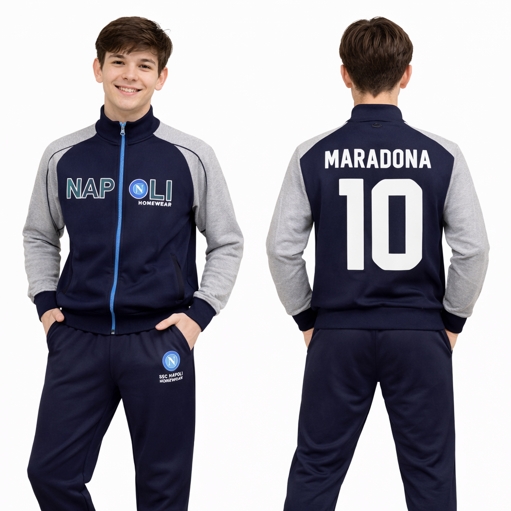 Tuta Pigiama Napoli Ragazzo – Homewear Ufficiale – Personalizzabile PS 41149