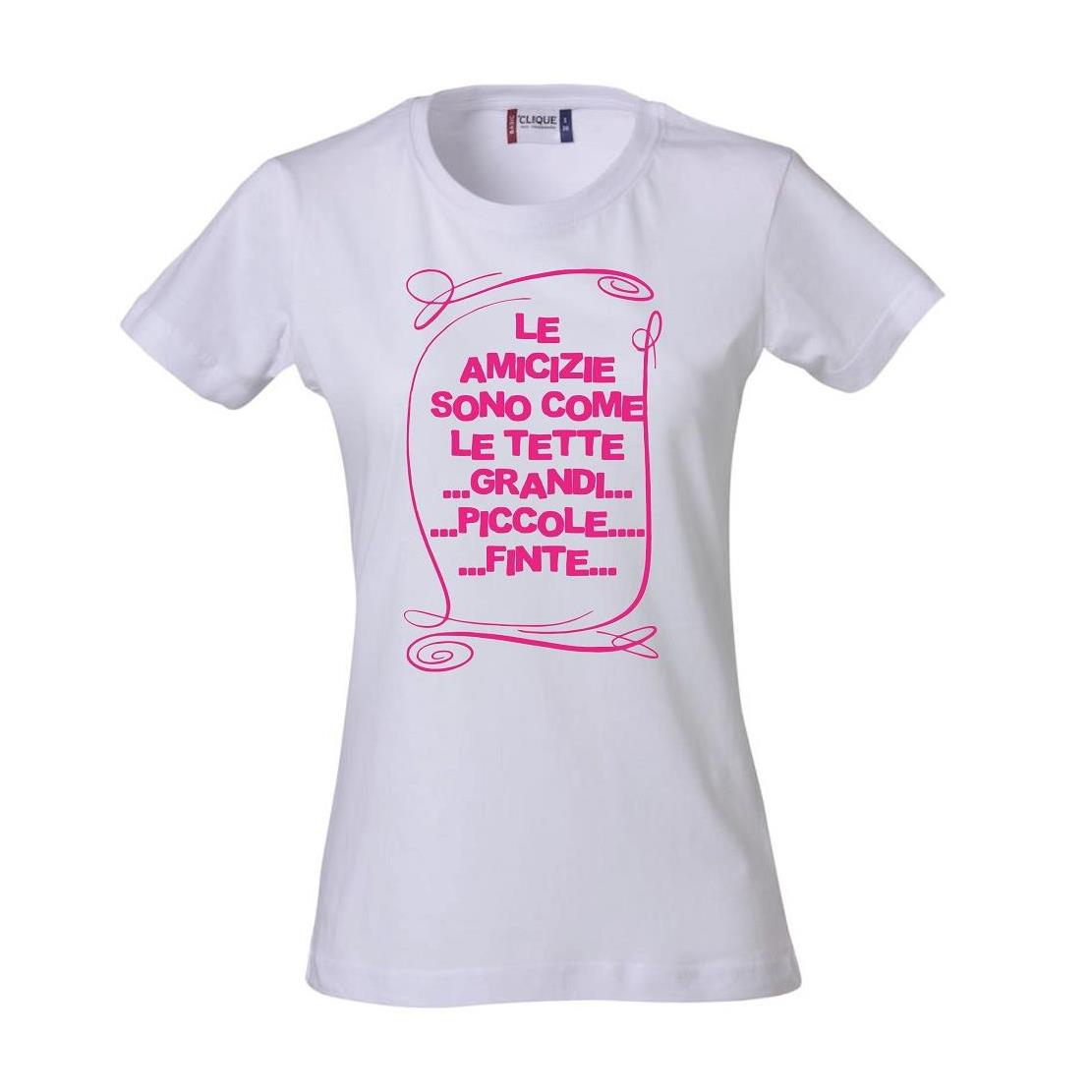 T-Shirt Donna “Le Amicizie Sono Come…” – Maglietta Divertente – PS 28870-012