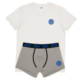 Set Intimo Inter Corto Cotone & Elastan – Maglia + Boxer Ufficiale FC Internazionale – PS 10306