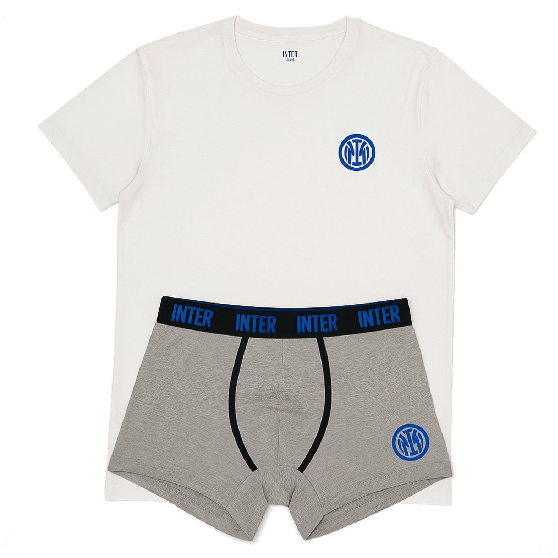 Set Intimo Inter Corto Cotone & Elastan – Maglia + Boxer Ufficiale FC Internazionale – PS 10306