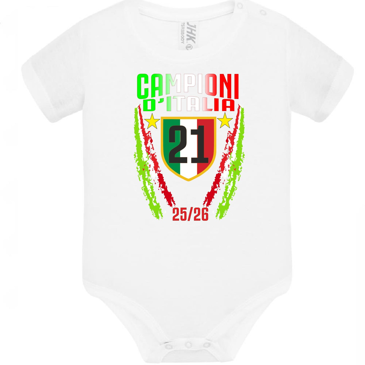 Body Neonato Inter Campioni d’Italia 2025/2026 – 21 Scudetti – PS 28180-INT-01