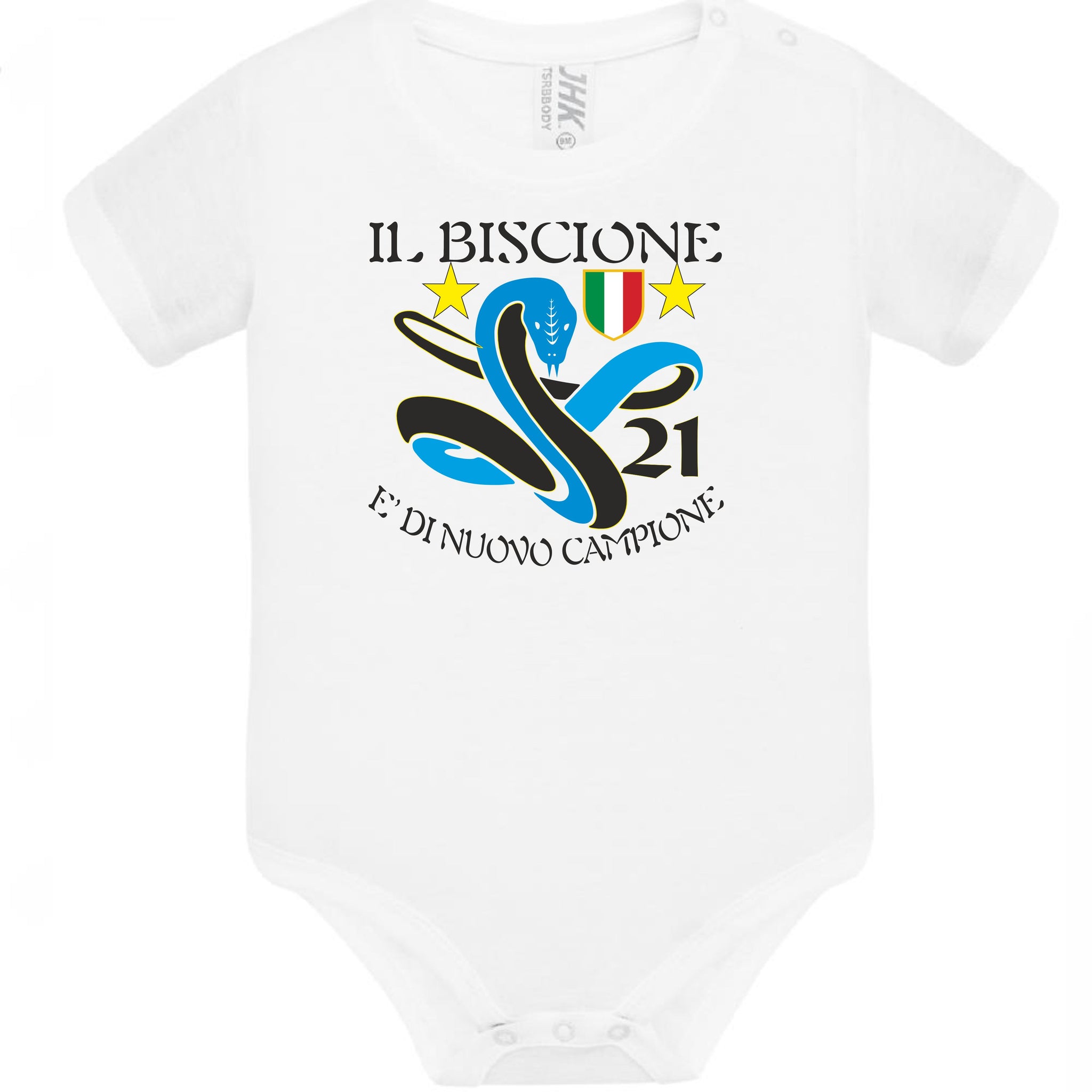 Body Neonato Inter Campioni d’Italia 2025/2026 – 21 Scudetti – PS 28180-INT-01