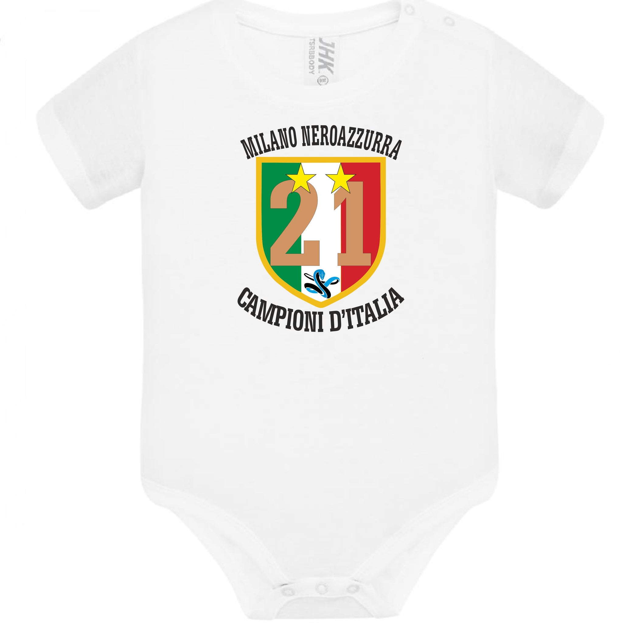 Body Neonato Inter Campioni d’Italia 2025/2026 – 21 Scudetti – PS 28180-INT-01
