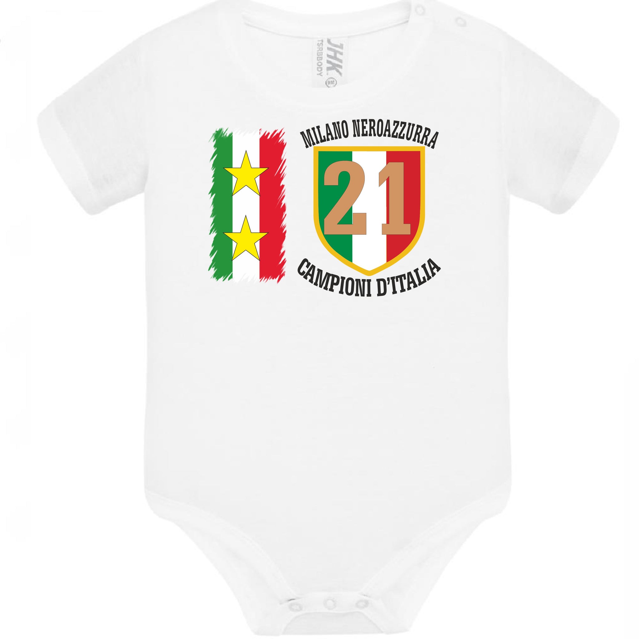 Body Neonato Inter Campioni d’Italia 2025/2026 – 21 Scudetti – PS 28180-INT-01