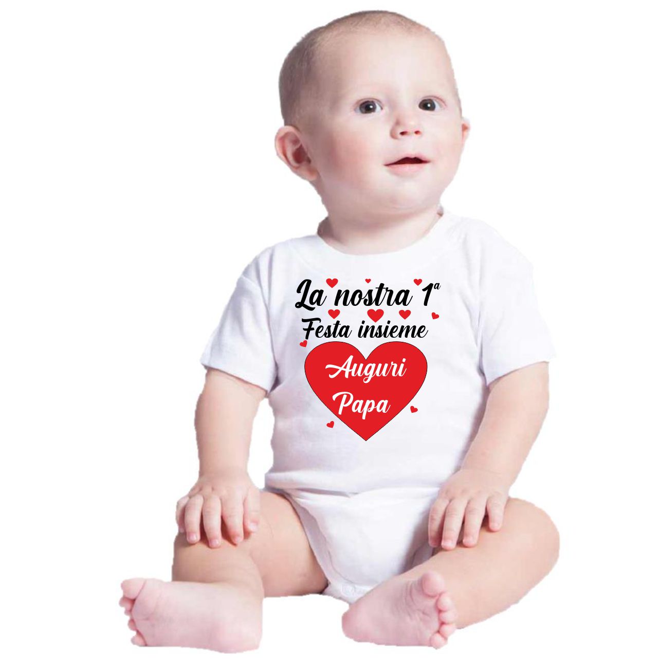Body Neonato Prima Festa Del Papà “Auguri Papà – 100% Cotone PS 28180-0014