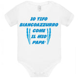 Body Neonato Tifosi Calcio Personalizzabile Roma Napoli Torino o La Tua Squadra Del Cuore 100% Cotone PS 28180-0041 PRS
