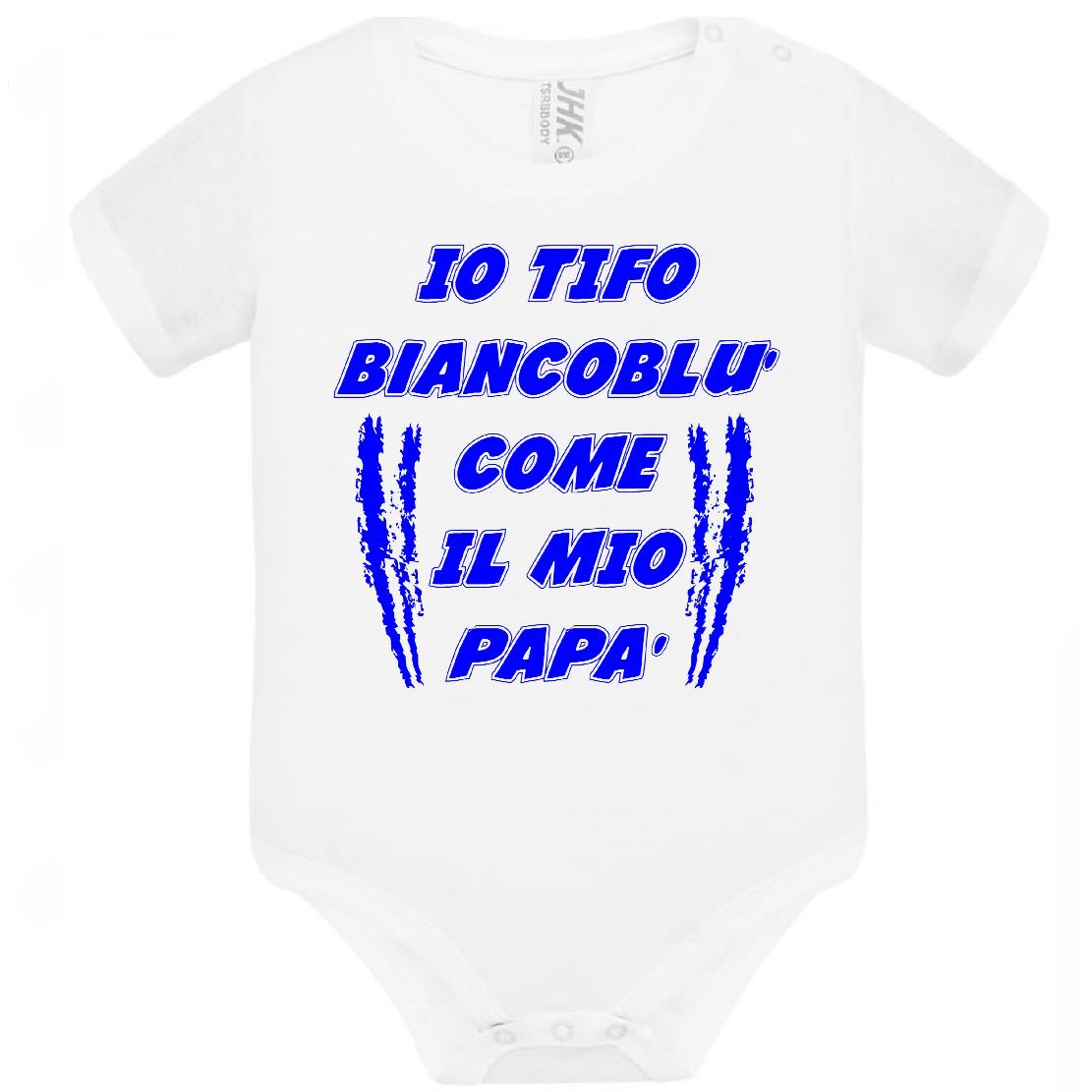 Body Neonato Tifosi Calcio Personalizzabile Roma Napoli Torino o La Tua Squadra Del Cuore 100% Cotone PS 28180-0041 PRS