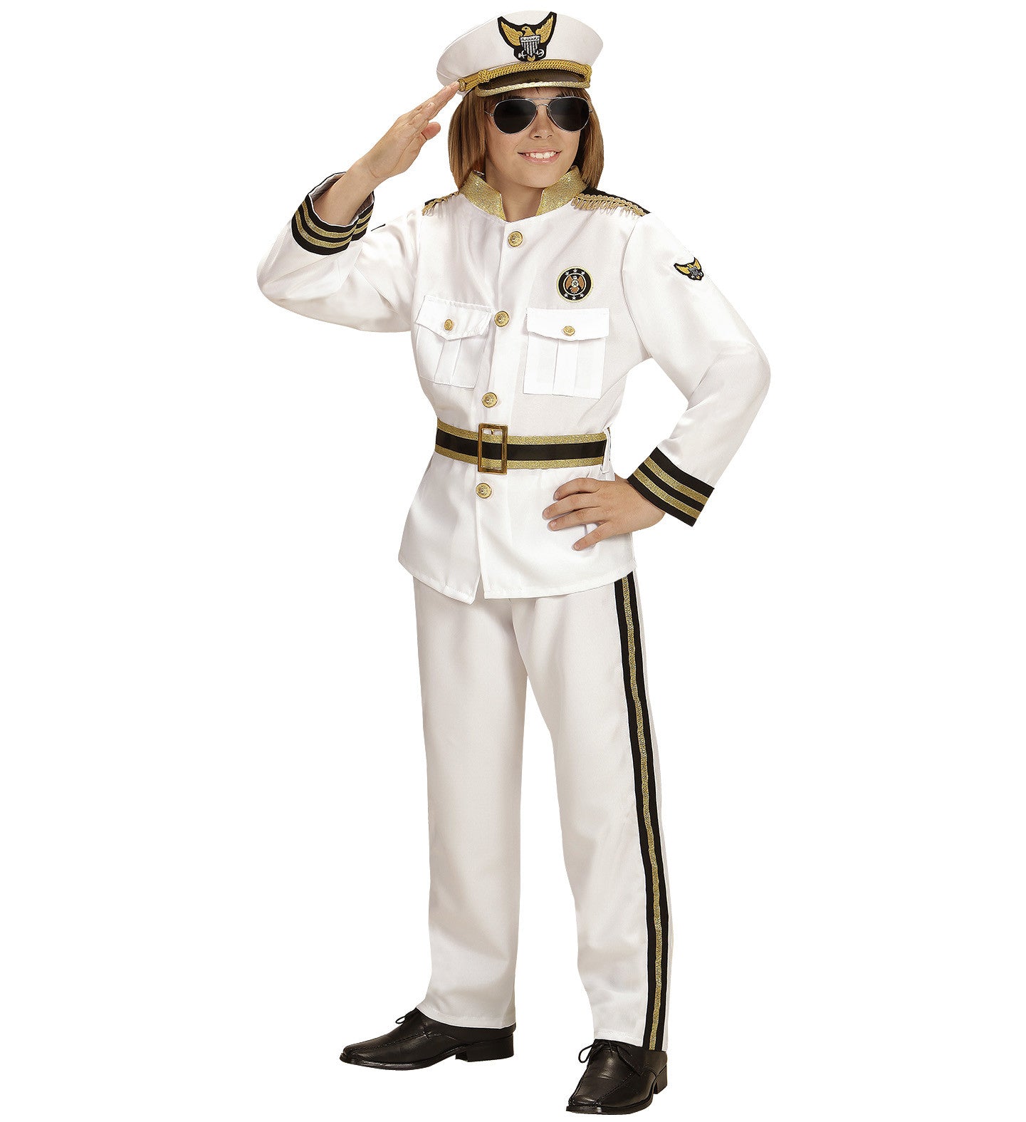 Costume Carnevale Capitano di Marina – Travestimento Militare PS 26341
