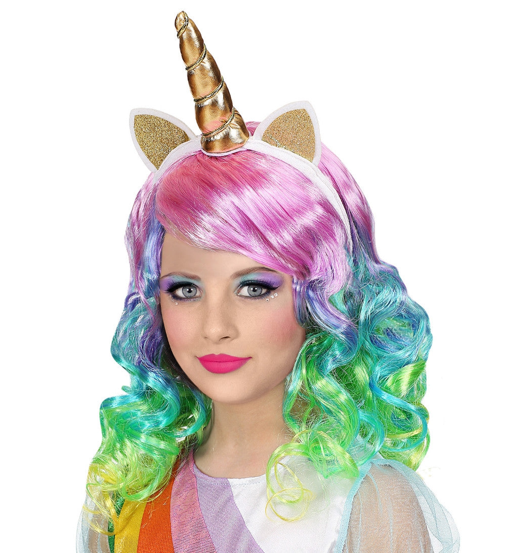 Parrucca Bambina Unicorno – Accessori Costume Carnevale – PS 12330