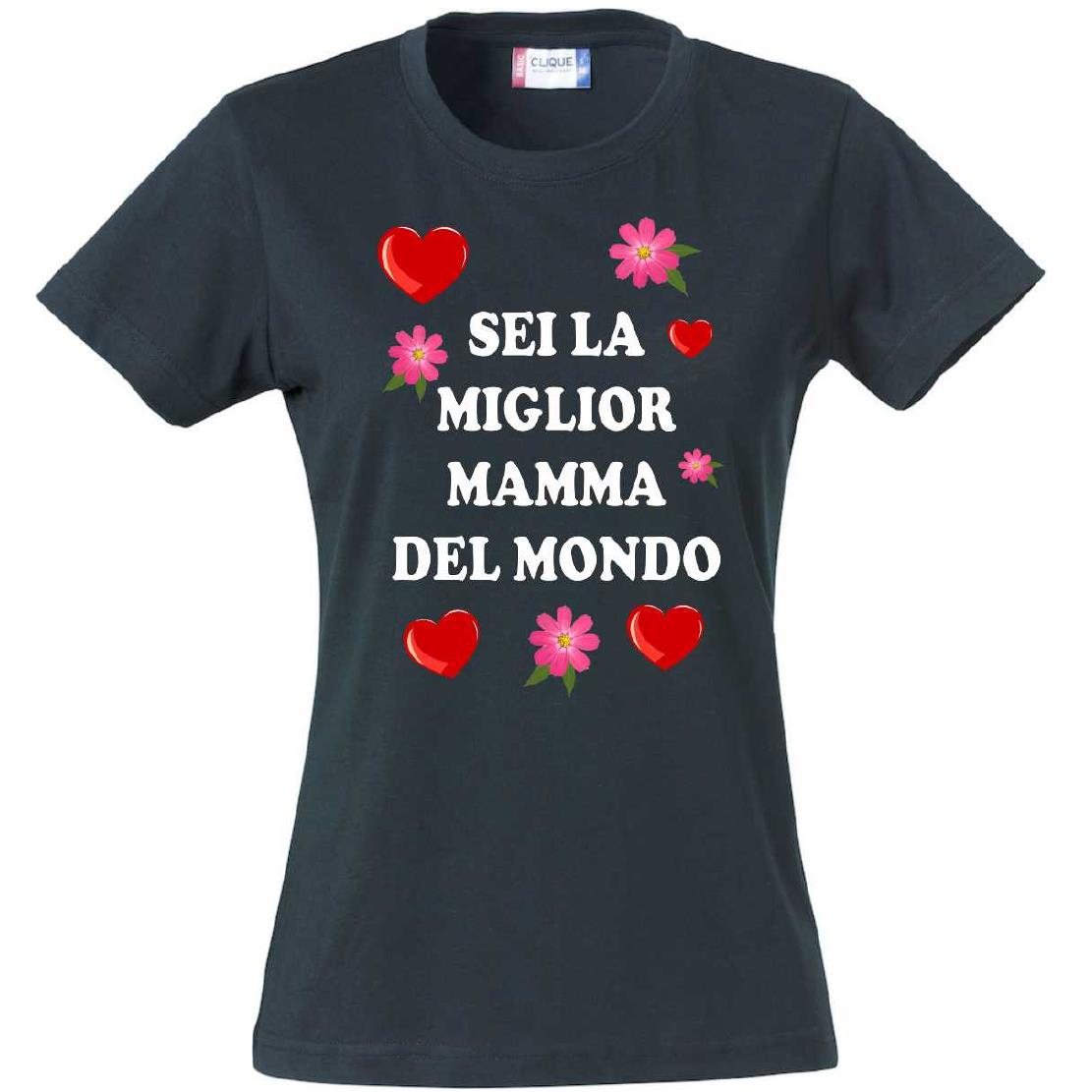 T-Shirt Donna “Sei la Migliore ... del Mondo” – Idea Regalo per Mamma, Zia, Nonna o Amica – PS 28870-001 PRS