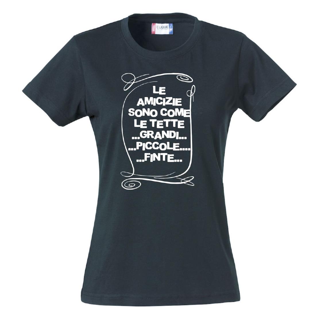 T-Shirt Donna “Le Amicizie Sono Come…” – Maglietta Divertente – PS 28870-012