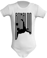 Body Neonato Stile Rovesciata Calcio Personalizzabile Con Nome e Numero 100% Cotone PS 28180-029