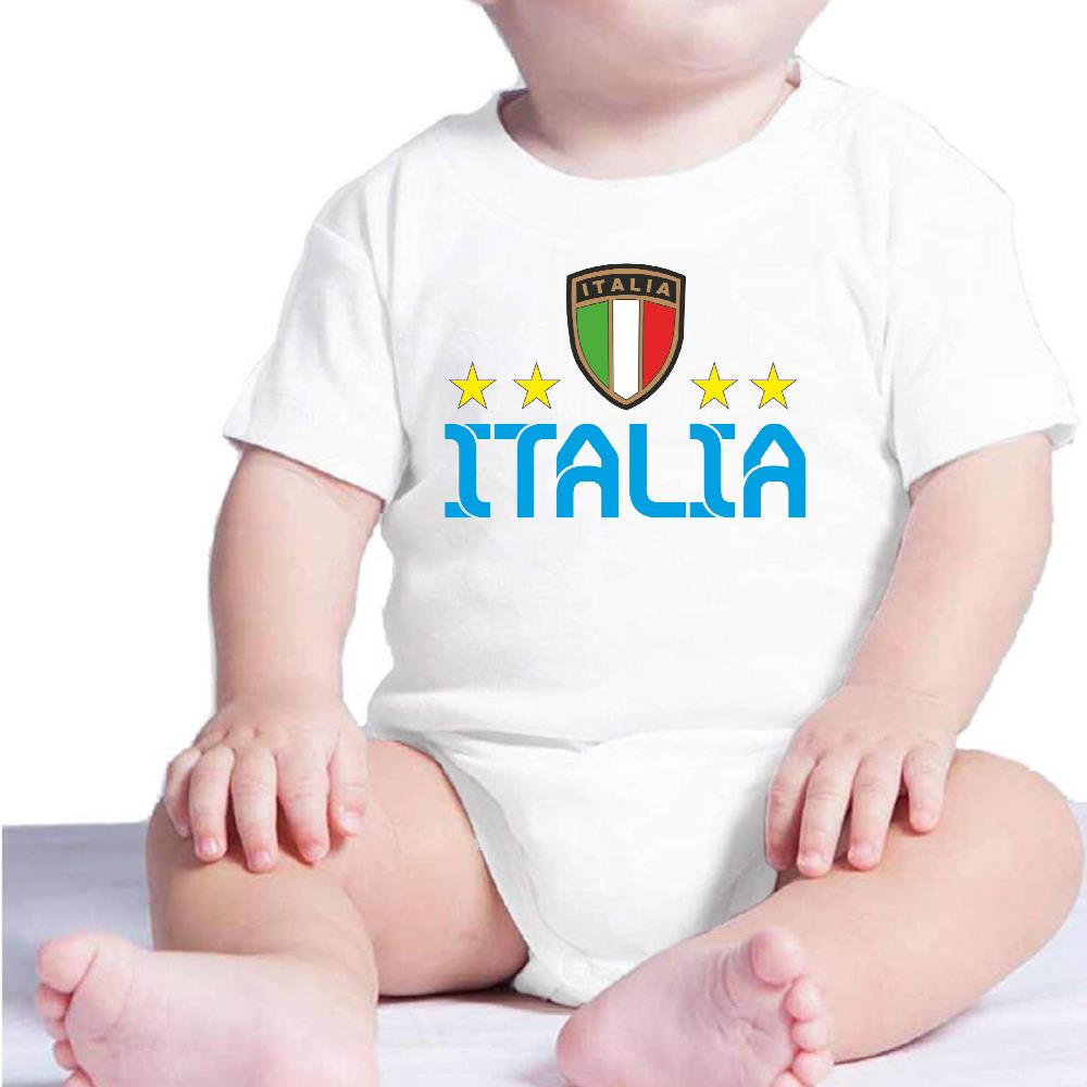 Body Neonato Italia Personalizzabile Con Nome e Numero Nazionale Italiana PS 28180-0019