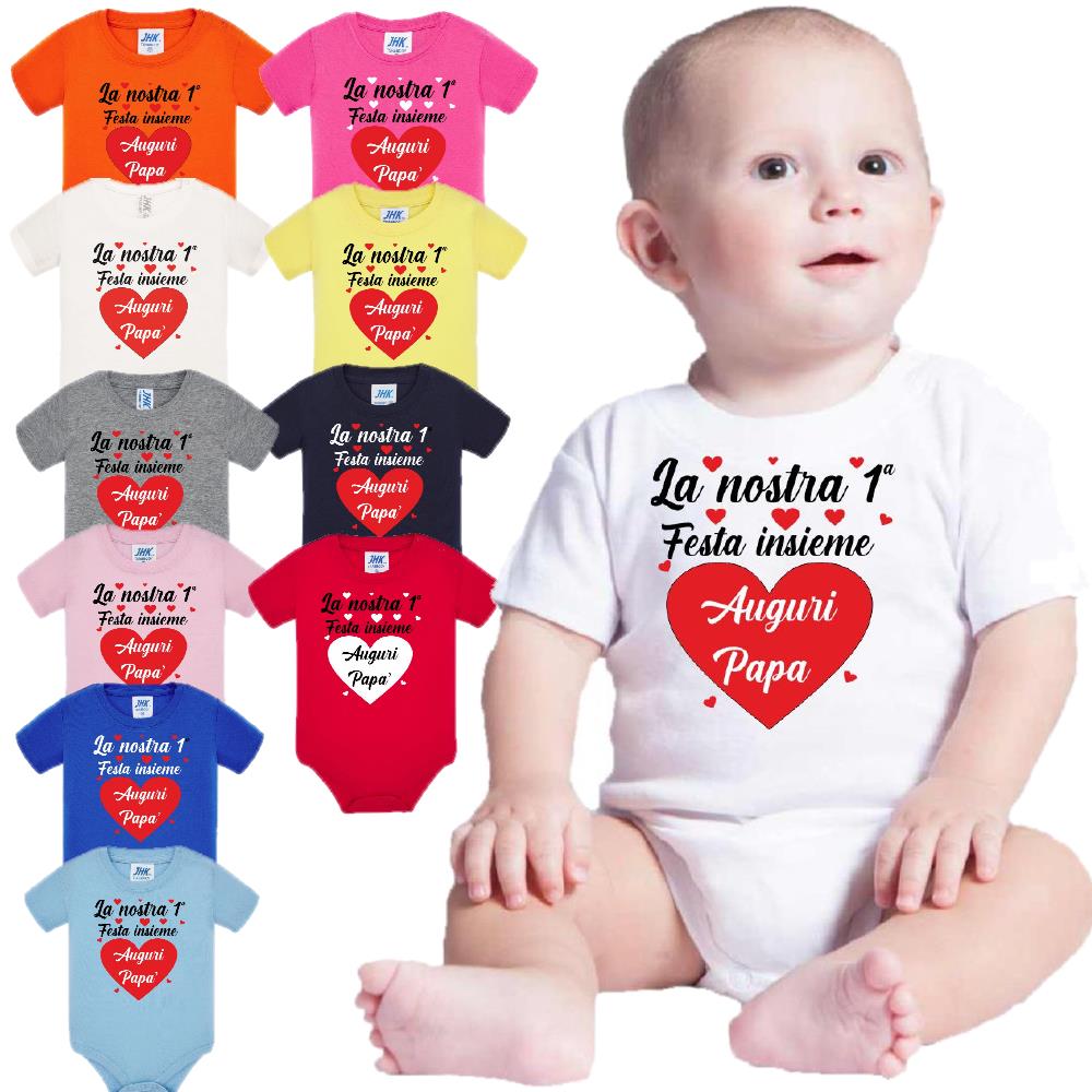 Body Neonato Prima Festa Del Papà “Auguri Papà – 100% Cotone PS 28180-0014
