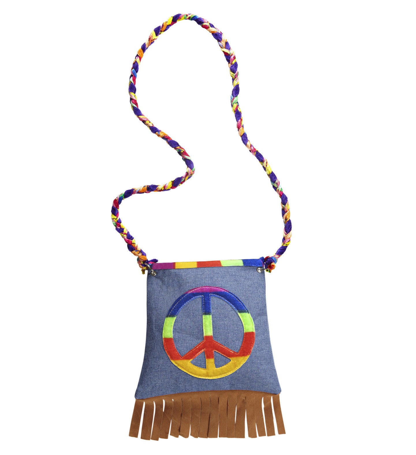 Borsetta Hippie Anni 60 – Accessorio Costume Carnevale – PS 10723