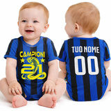 Body Neonato Inter Campioni d’Italia 25/26 – 21 Scudetti – Personalizzato – PS 32768-SCINT-01