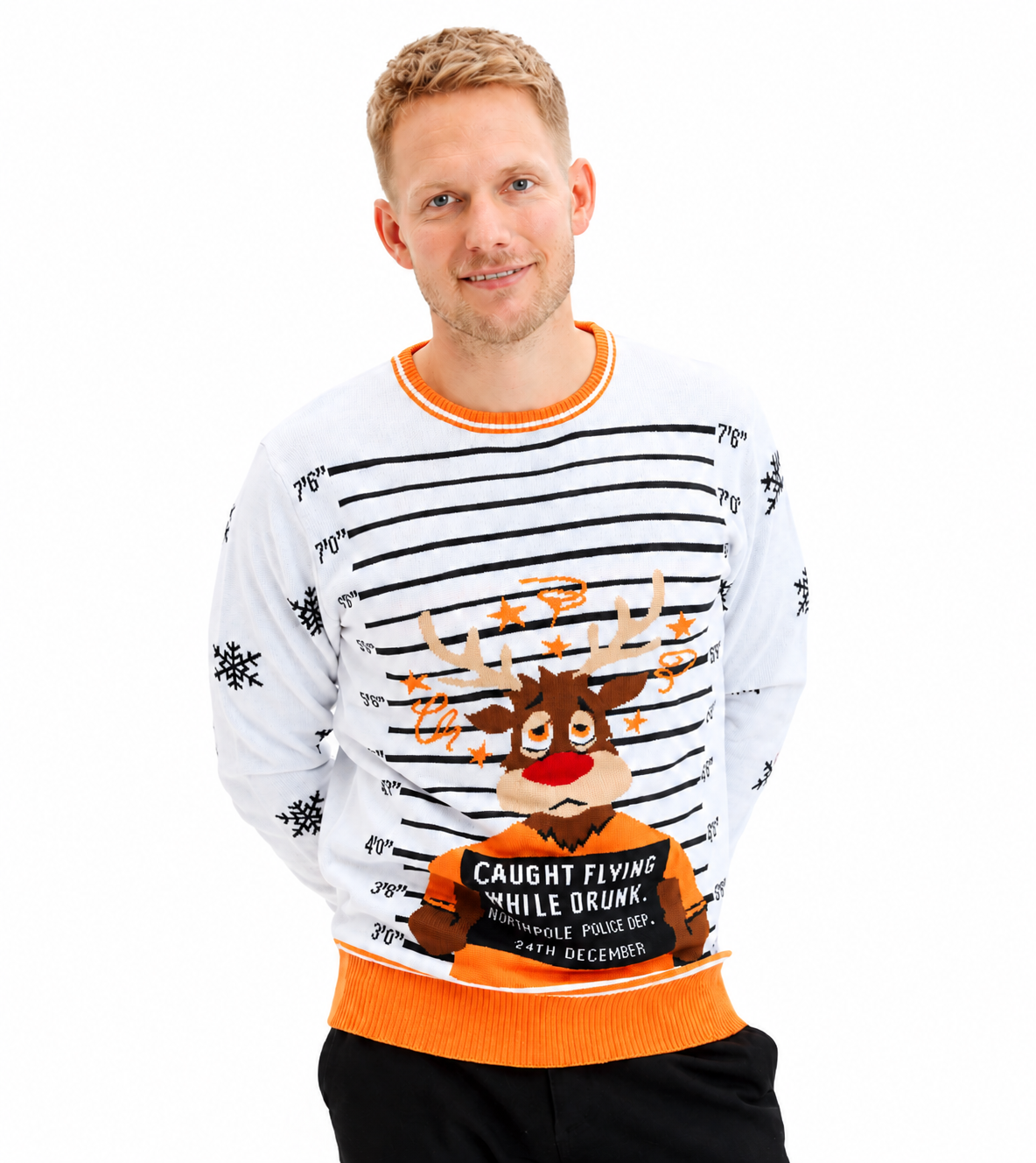 Maglione Natalizio Criminal Rudolph Maglioni Natale Unisex – PS 33620