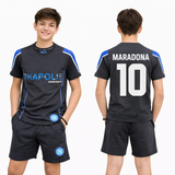 Pigiama Corto SSC Napoli Ufficiale 100% Cotone – Bambino – Personalizzabile con Nome PS 39700