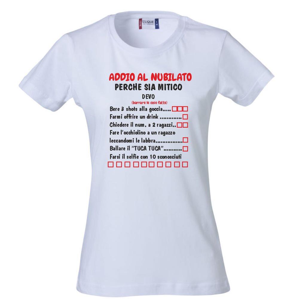 T-Shirt Addio al Nubilato “Cose da Fare Prima di Sposarsi” – PS 28870-017