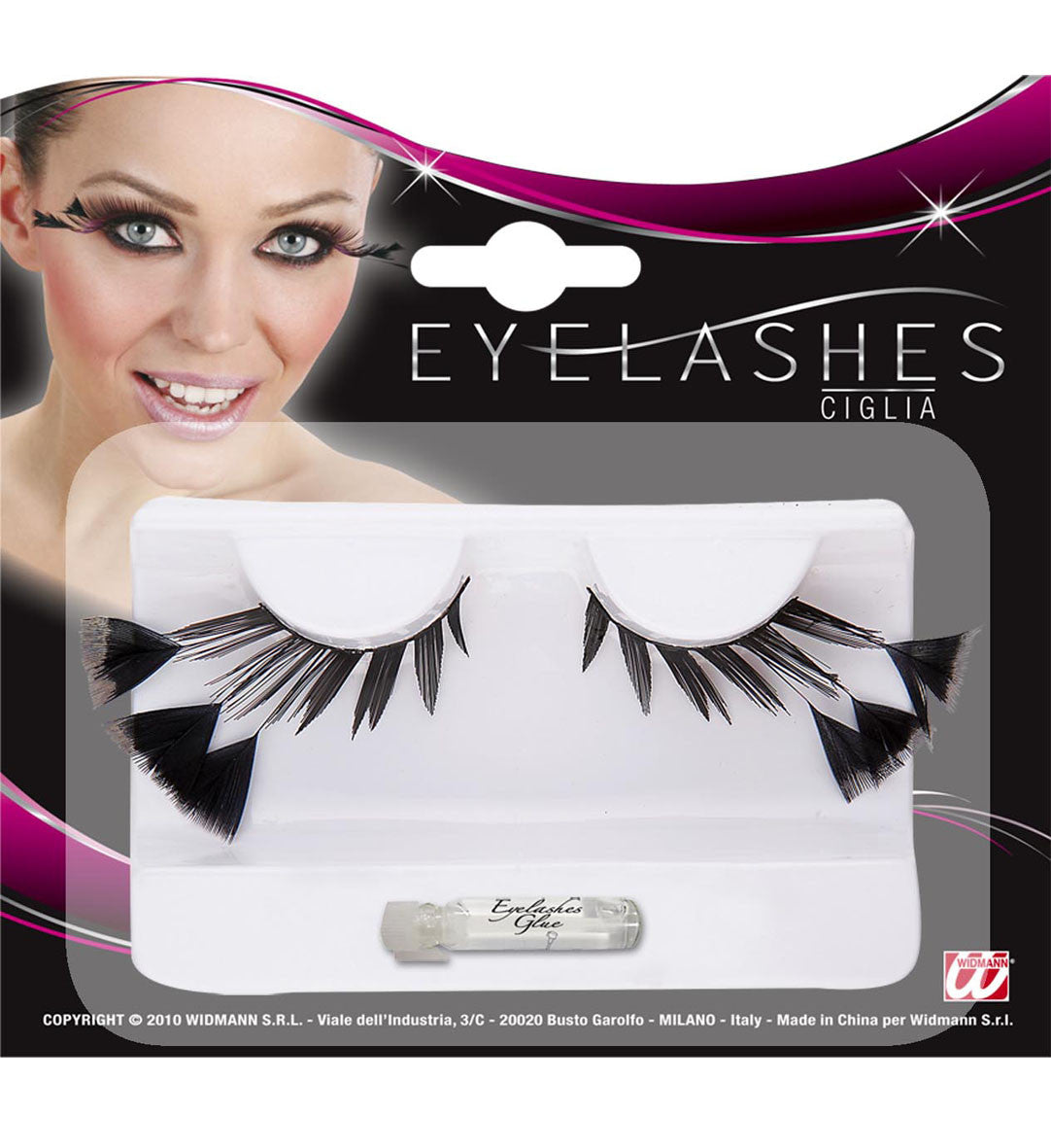 Ciglia Lunghe Nere Carnevale – PS 05723