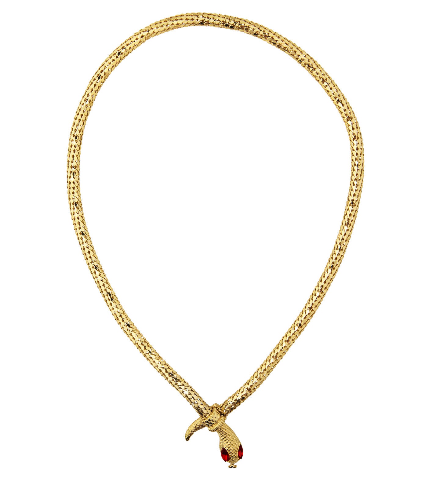 Collana Girocollo Serpente Oro – Accessorio Costume Carnevale Egiziana – PS 10856