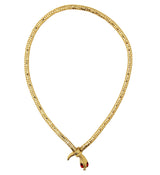Collana Girocollo Serpente Oro – Accessorio Costume Carnevale Egiziana – PS 10856