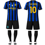 Completo Calcio Inter Personalizzabile – Replica Campionato Serie A 2026/2027 – Maglia, Pantaloncino e Calzettoni – PS 41412-C-01