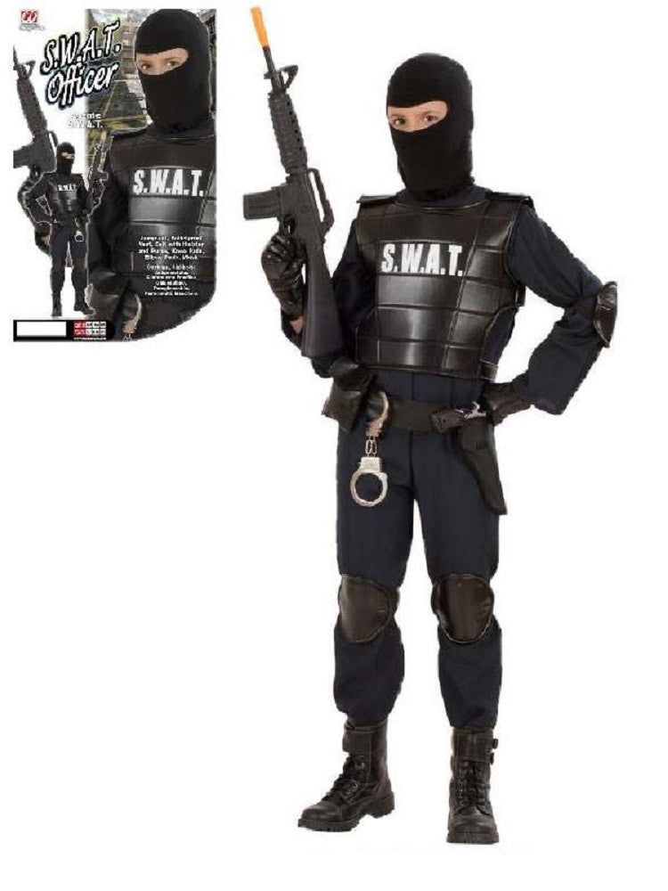 Costume di Carnevale SWAT – Travestimento Polizia Corpi Speciali – PS 19818