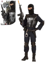 Costume di Carnevale SWAT – Travestimento Polizia Corpi Speciali – PS 19818