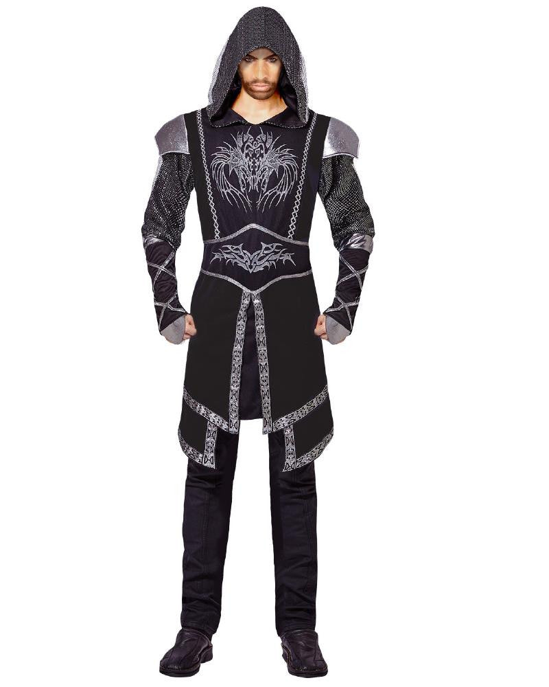 Costume di Carnevale Uomo Cavaliere Dark Assassin – PS 26155