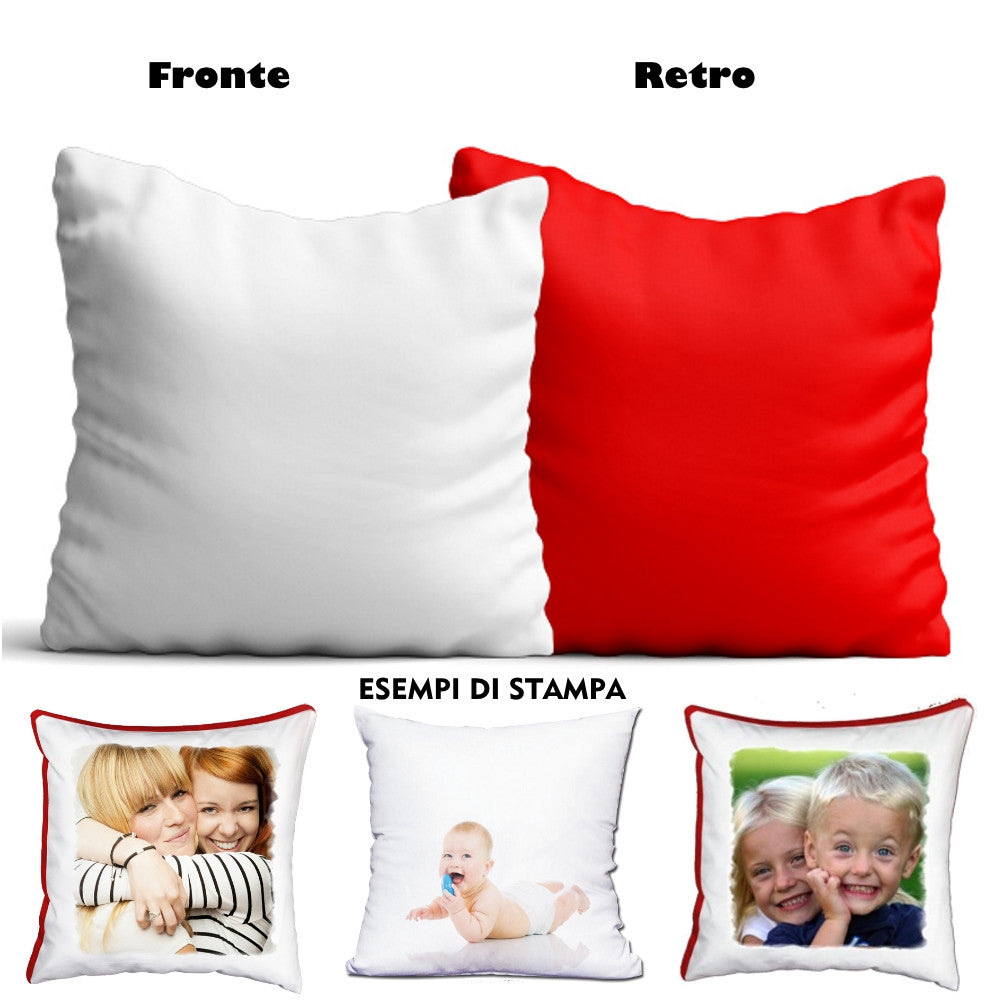 Cuscino Personalizzabile Con Foto o Frasi 40x40 cm PS 10746