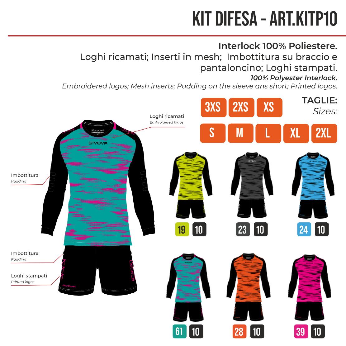 Kit Difesa Portiere Personalizzabile PS 40560-BASE