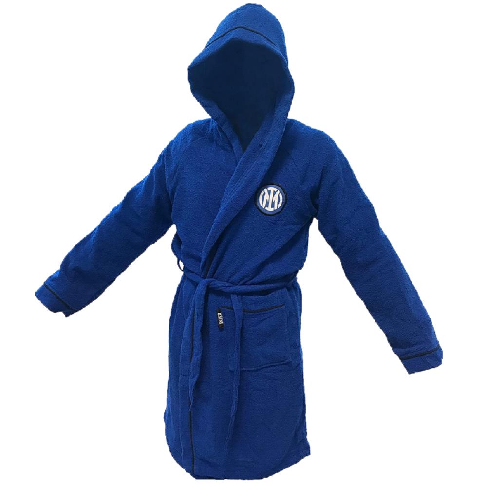 Accappatoio INTER Salvaspazio Personalizzabile – Prodotto Ufficiale FC INTERNAZIONALE   – Mod. PS 02196-BS