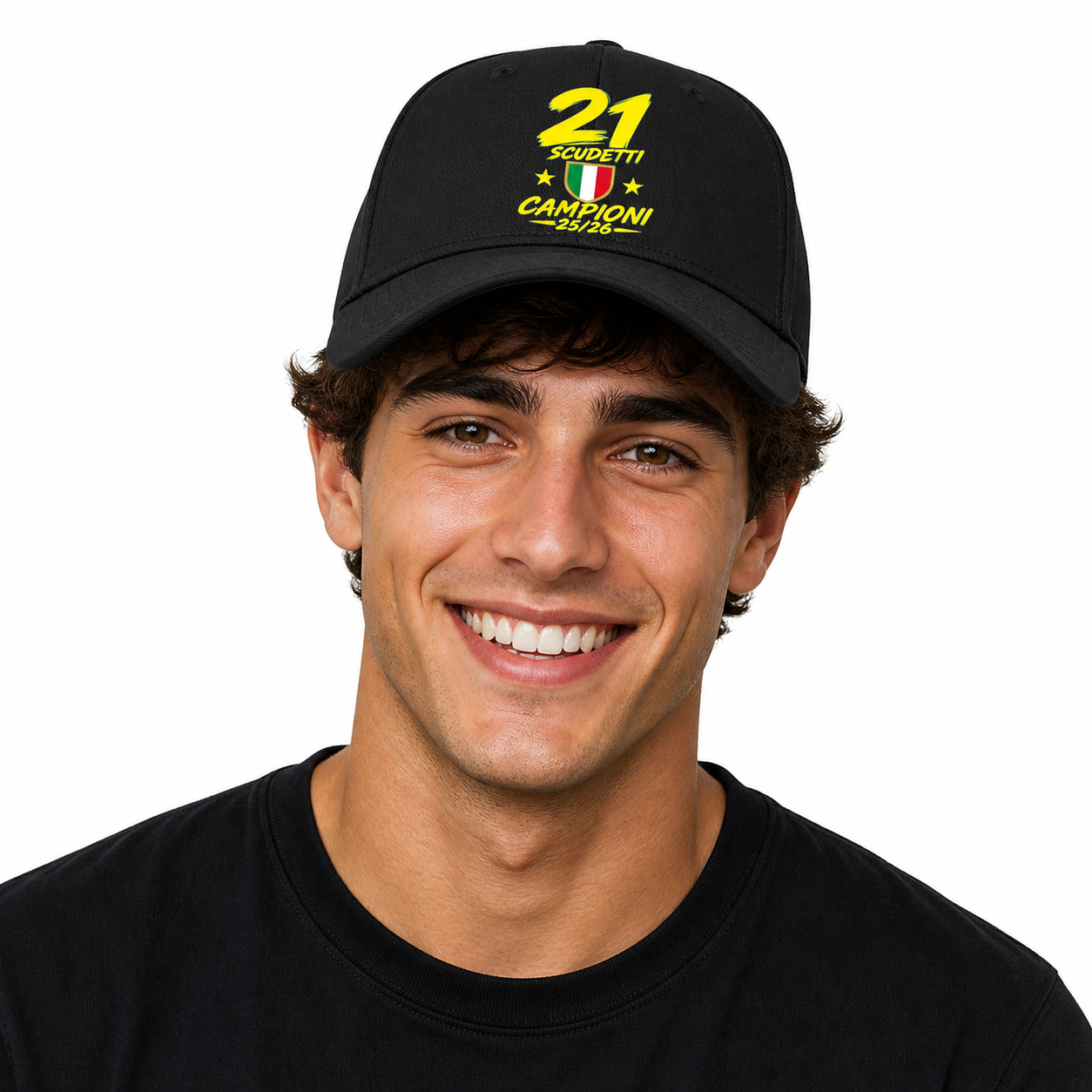 Cappello Baseball Scudetto Internazionale Campione d'Italia 2025/2026 21 Scudetti Seconda Stella 41411-INT-MIX