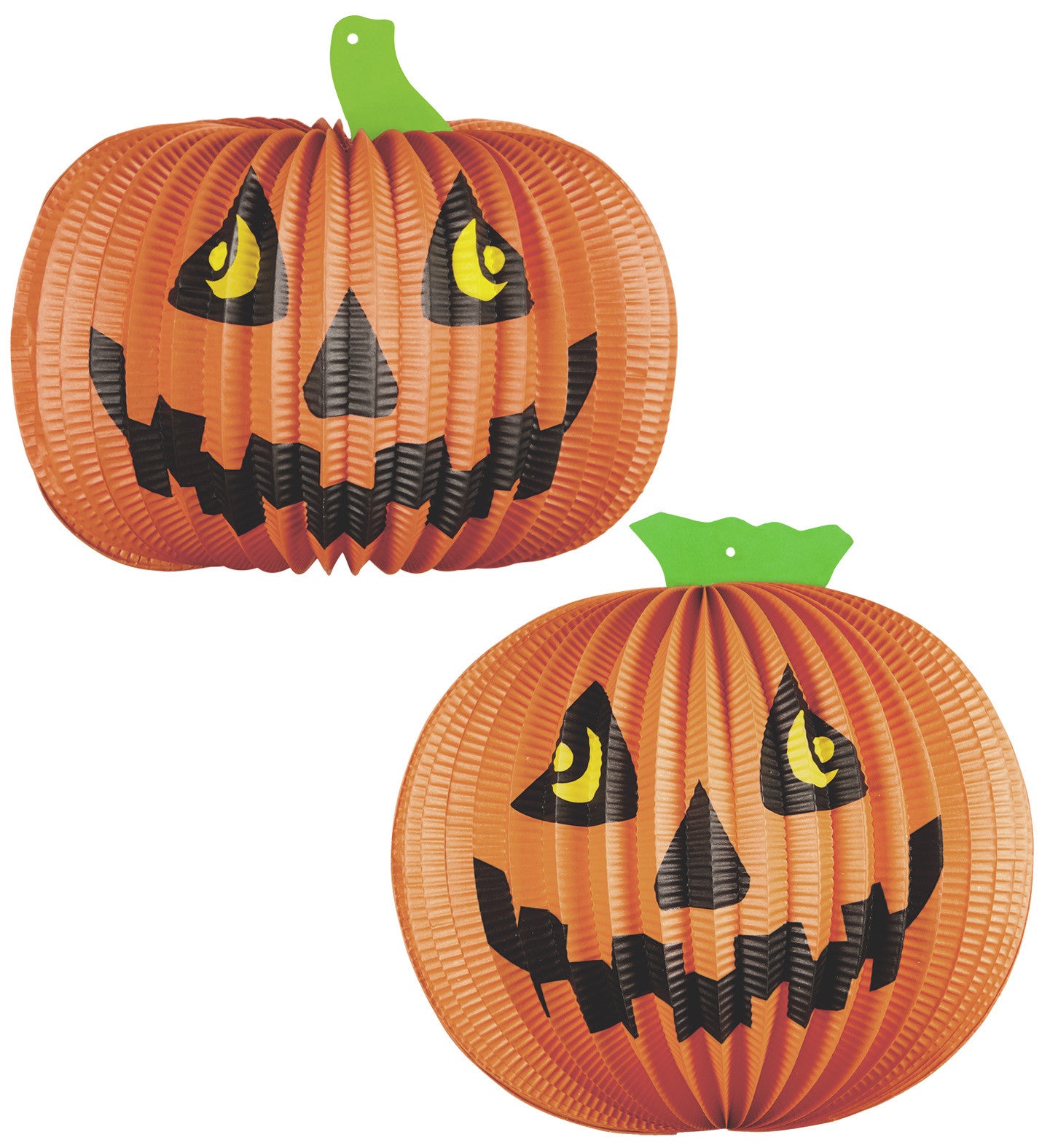 Decorazione Casa Halloween 2 Lampioni Zucche 26 cm – PS 09157