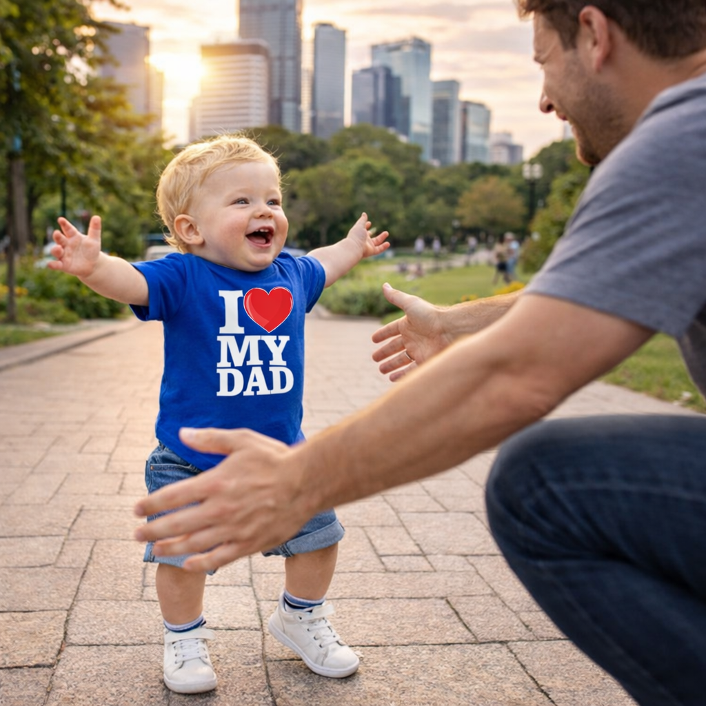 Body Neonato Love My Dad Idea Regalo Festa del Papà PS 28180-028 dad