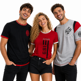 T-Shirt Uomo AC Milan in Cotone – Prodotto Ufficiale – PS 46566-BS