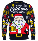 Maglione Natalizio Con Luci a LED Babbo Natale – PS 33623