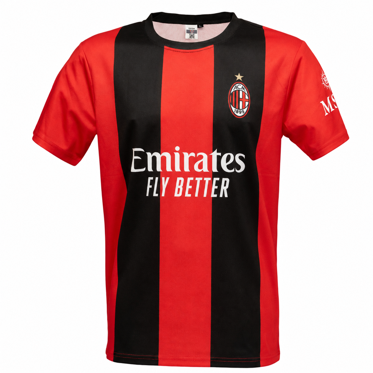 Maglia Calcio Milan Rosso Nera Campionato 26/27 – Replica Ufficiale ACMILAN – Personalizzabile con Nome e Numero | Mod. PS 40482-26/27