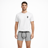 Set Intimo Juve Corto Cotone & Elastan – Maglia + Boxer Ufficiale Juventus FC  – PS 10308
